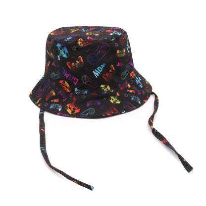 Children's basin cap printing multicolor fashion