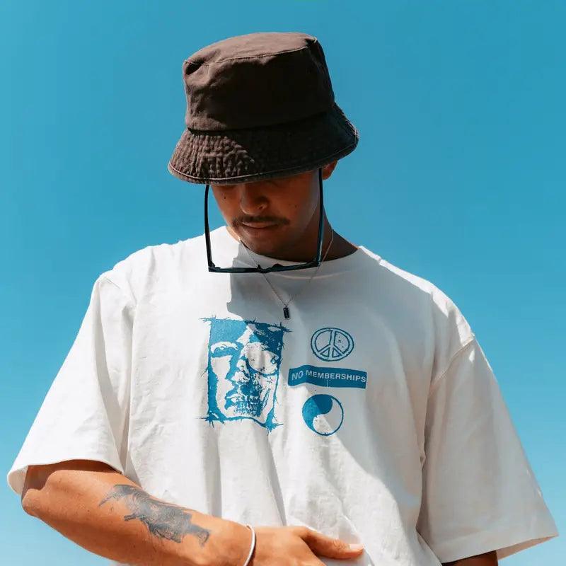 Men's Vacation Full Cotton Lightweight Sun Hat For Outdoor Summer Travel Hiking - ACCEHUT