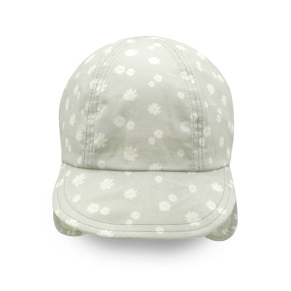 Cute Printed Casual Visor Hat Kid Baseball Cap with Cape Protection - ACCEHUT
