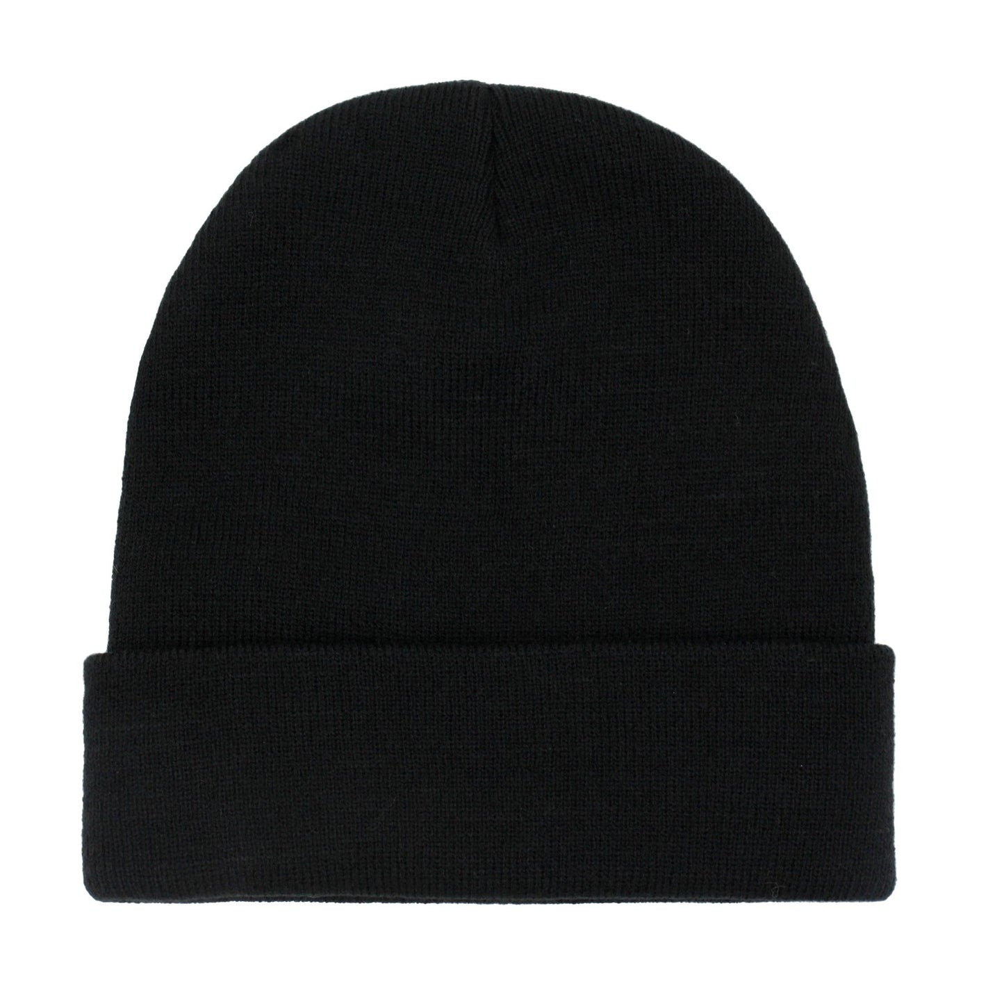 90s Horror Skull Embroidered Beanie Unisex Solid Color Skull Cap Hip Hip Warm Knit Hat For Women Men - ACCEHUT
