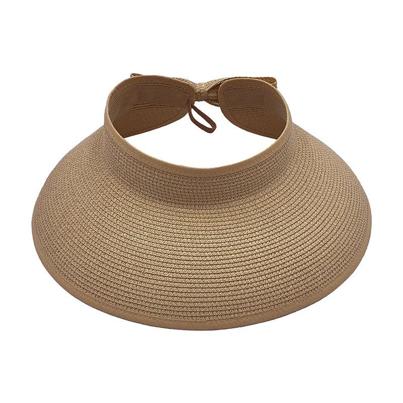 ACCEHUT, SUN VISOR, UV PROTECTION, WIDE BRIM, POLL-UP ,FOLDABLE BEACH CAP - ACCEHUT