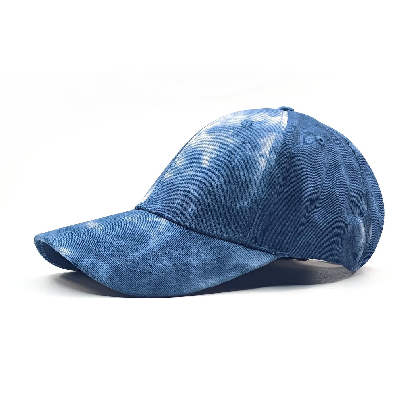 ACCEHUT, KIDS LOW PROFILE COTTON AND DENIM TIEDYE BASEBALL CAP HAT - ACCEHUT