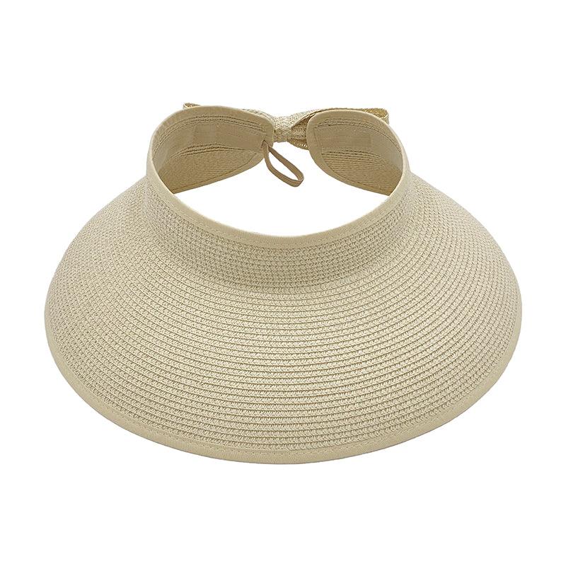 ACCEHUT, SUN VISOR, UV PROTECTION, WIDE BRIM, POLL-UP ,FOLDABLE BEACH CAP - ACCEHUT