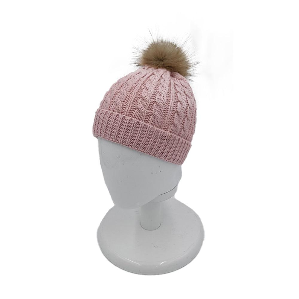 ACCEHUT kids beanie hat Ages 2-7 warm chunky thick knit slouch beanie skull kids hat - ACCEHUT