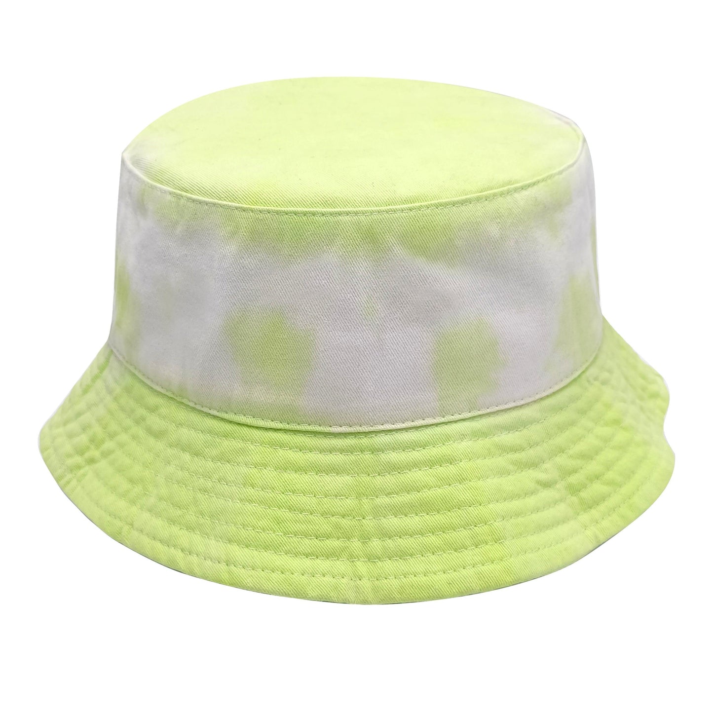ACCEHUT,KIDS TIE DYE 100% COTTON BUCKET HAT OUTDOOR HOT FUN SUMMER BEACH HEADWEAR - ACCEHUT