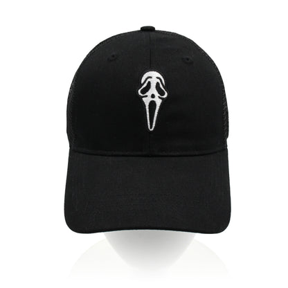 Twill black skull baseball cap unisex - ACCEHUT