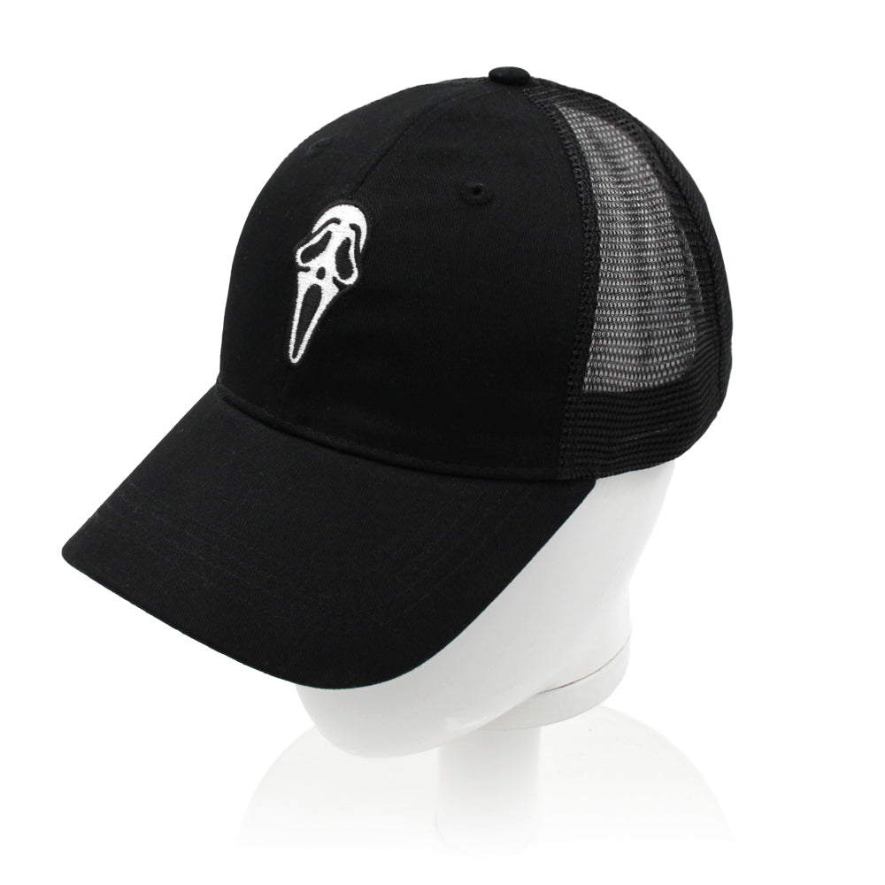 Twill black skull baseball cap unisex - ACCEHUT