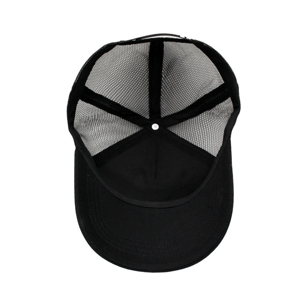 Twill black skull baseball cap unisex - ACCEHUT