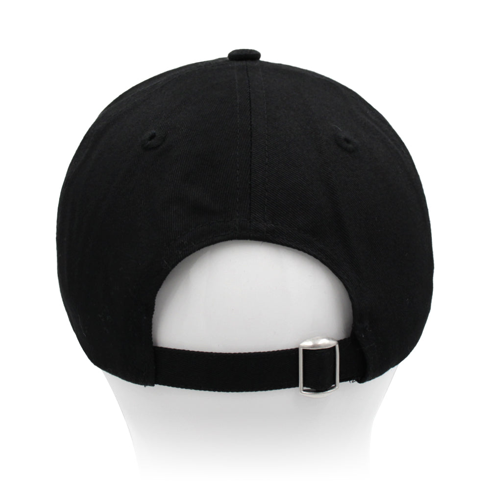 Twill black skull baseball cap unisex - ACCEHUT