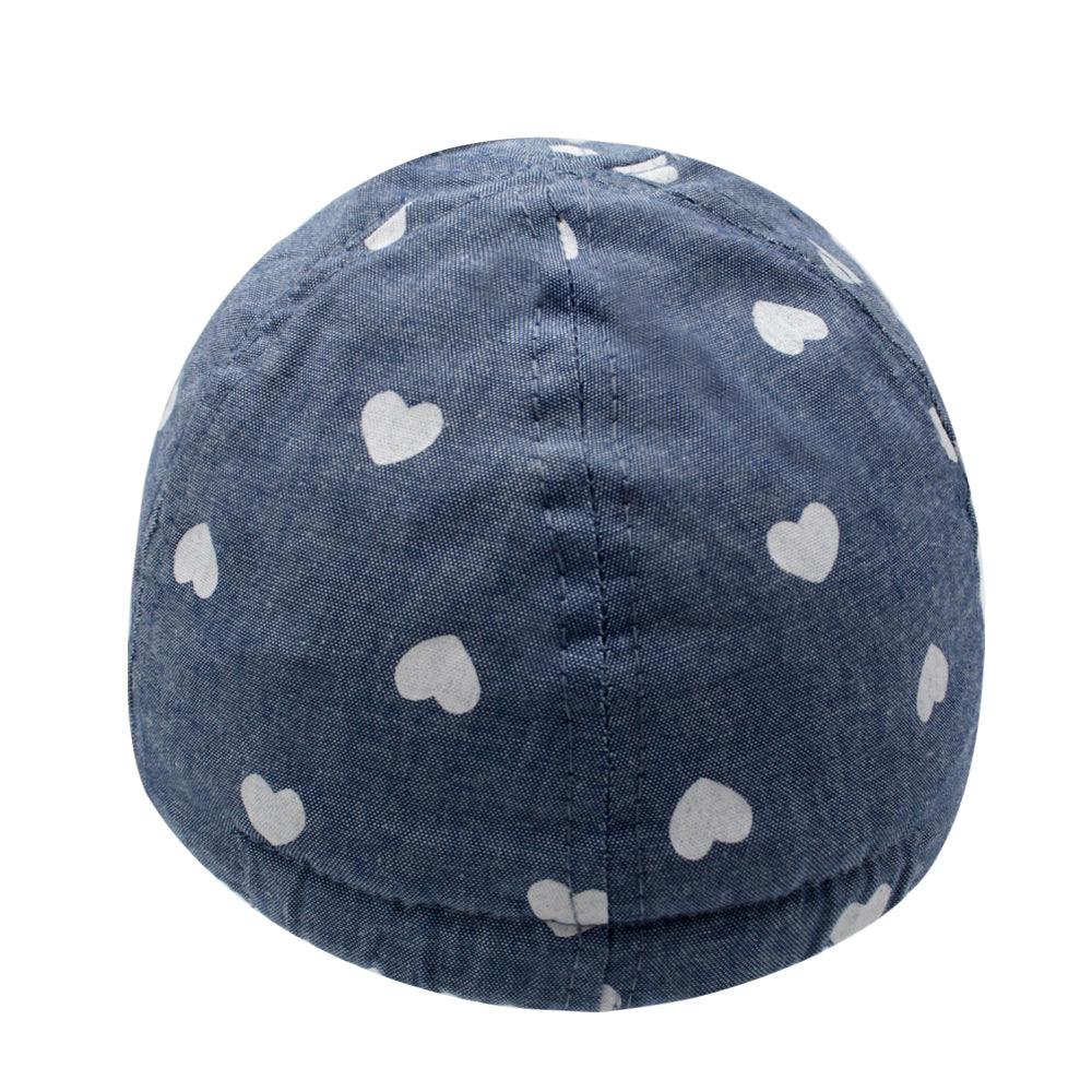 Fashion Love Wave Dot Blue Baseball Cap, Breathable Lightweight Casual Cute Hat Comfortable Sunshade Outdoor Indoor Accessories - ACCEHUT