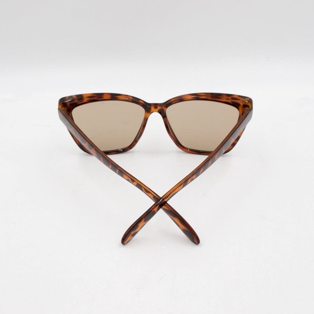 Fashionable leopard print sunglasses, versatile and high-end, large frame, non-prescription