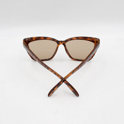 Fashionable leopard print sunglasses, versatile and high-end, large frame, non-prescription
