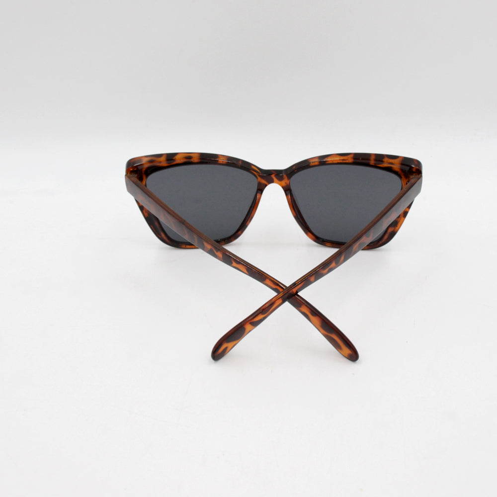 Fashionable leopard print sunglasses, versatile and high-end, large frame, non-prescription