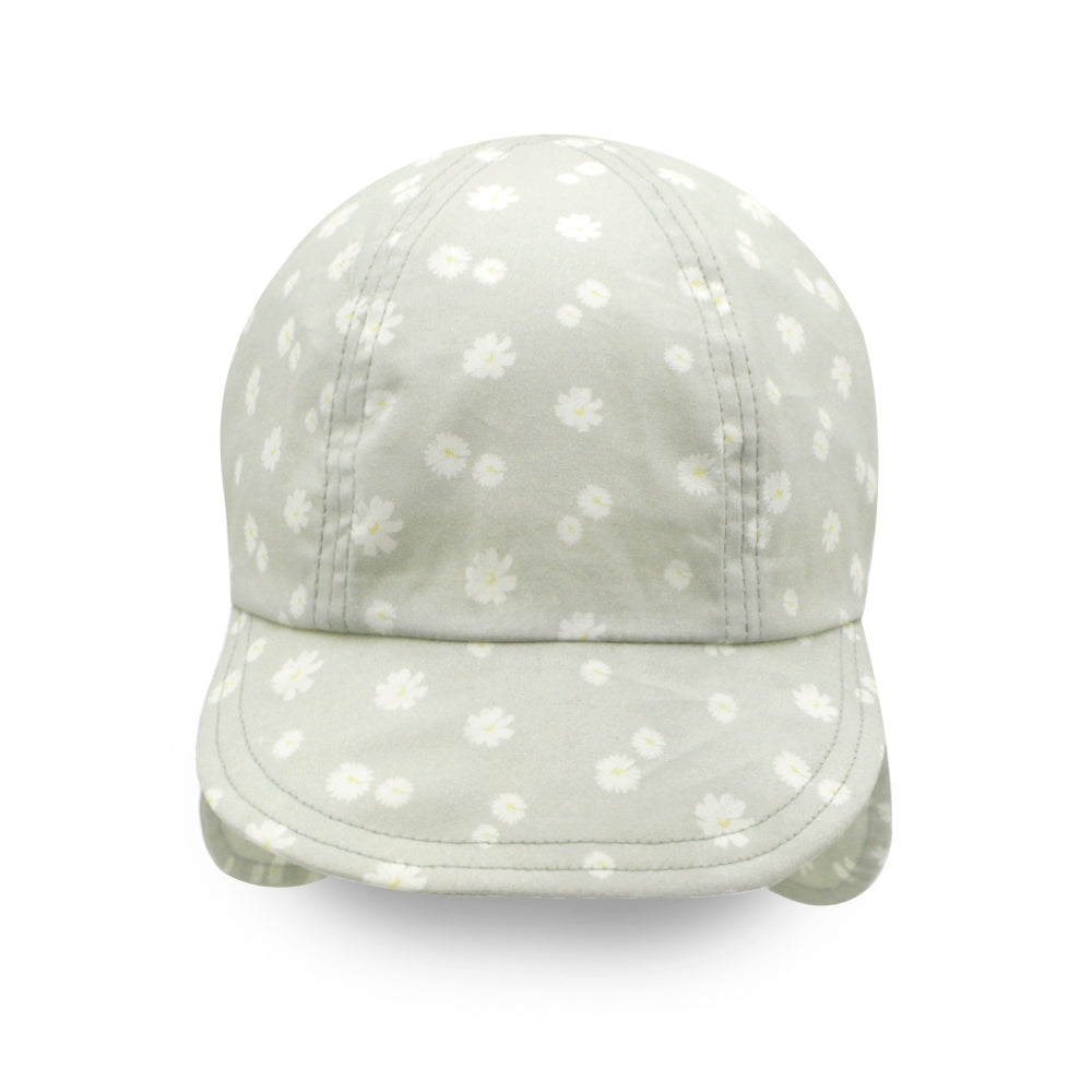 Cute Printed Casual Visor Hat Kid Baseball Cap with Cape Protection - ACCEHUT