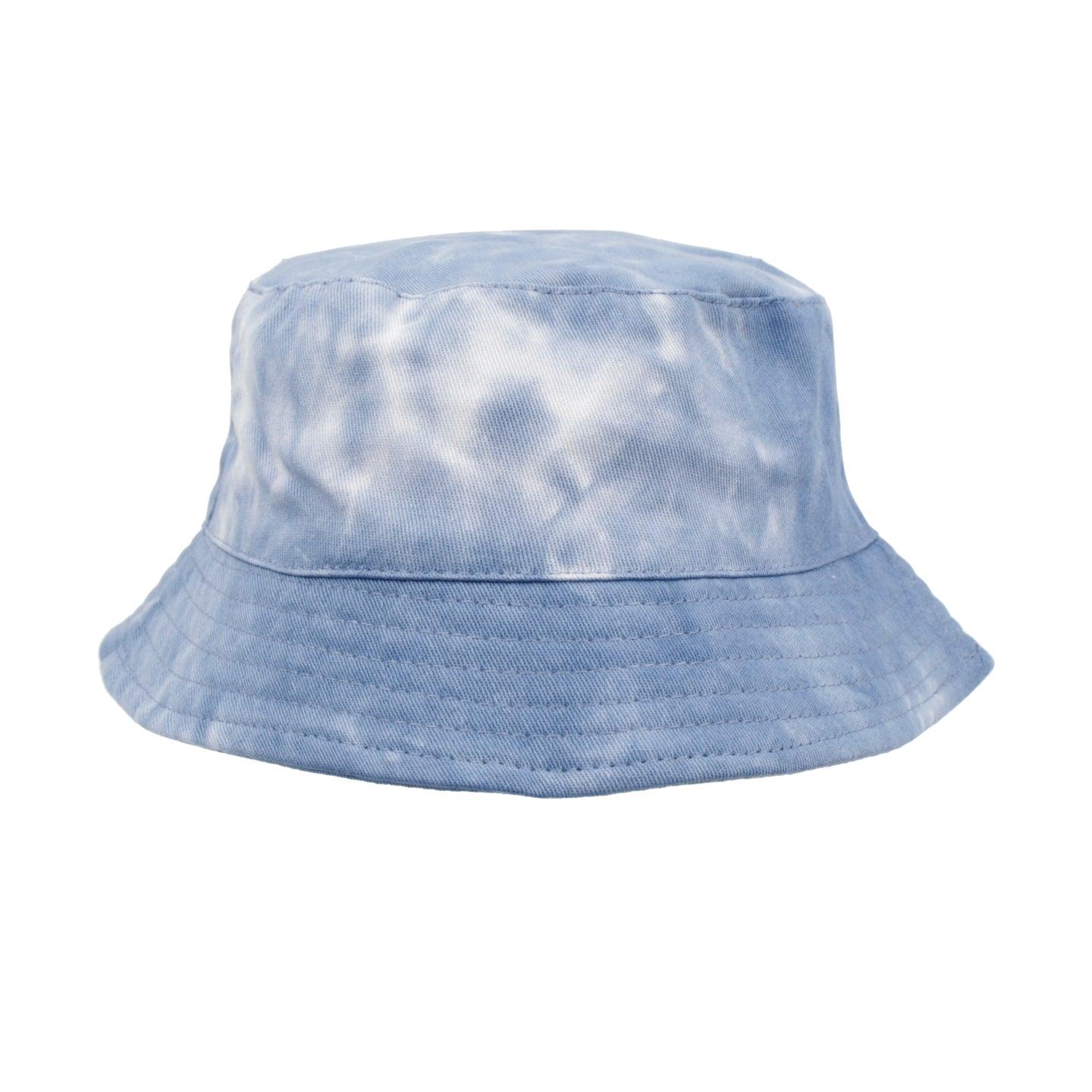 Tie Dye Print Bucket Hat Casual Fisherman Cap - ACCEHUT