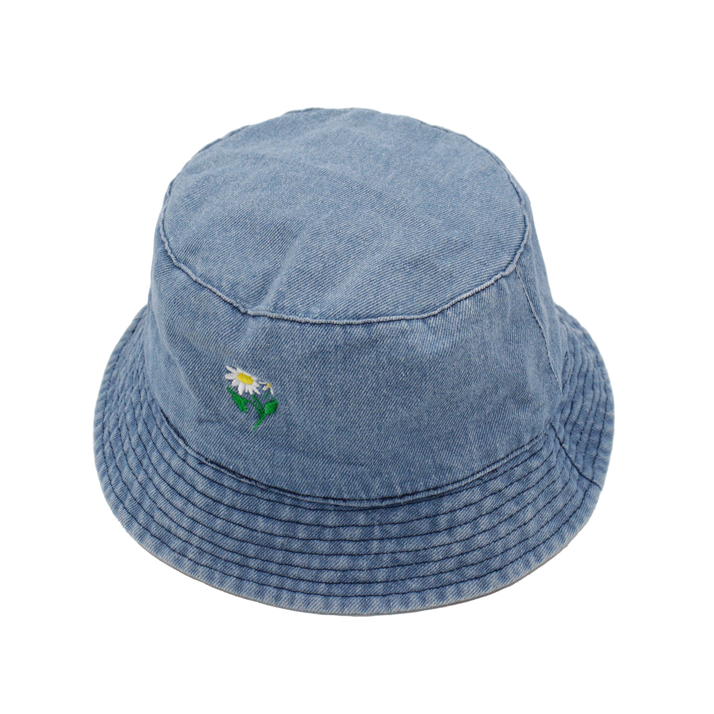 Floral Embroidery Bucket Hat Fisherman Hat Classic Casual - ACCEHUT