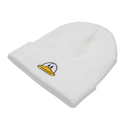 Cute eiderdown embroidery brimless women's hat men's hat big elasticity - ACCEHUT