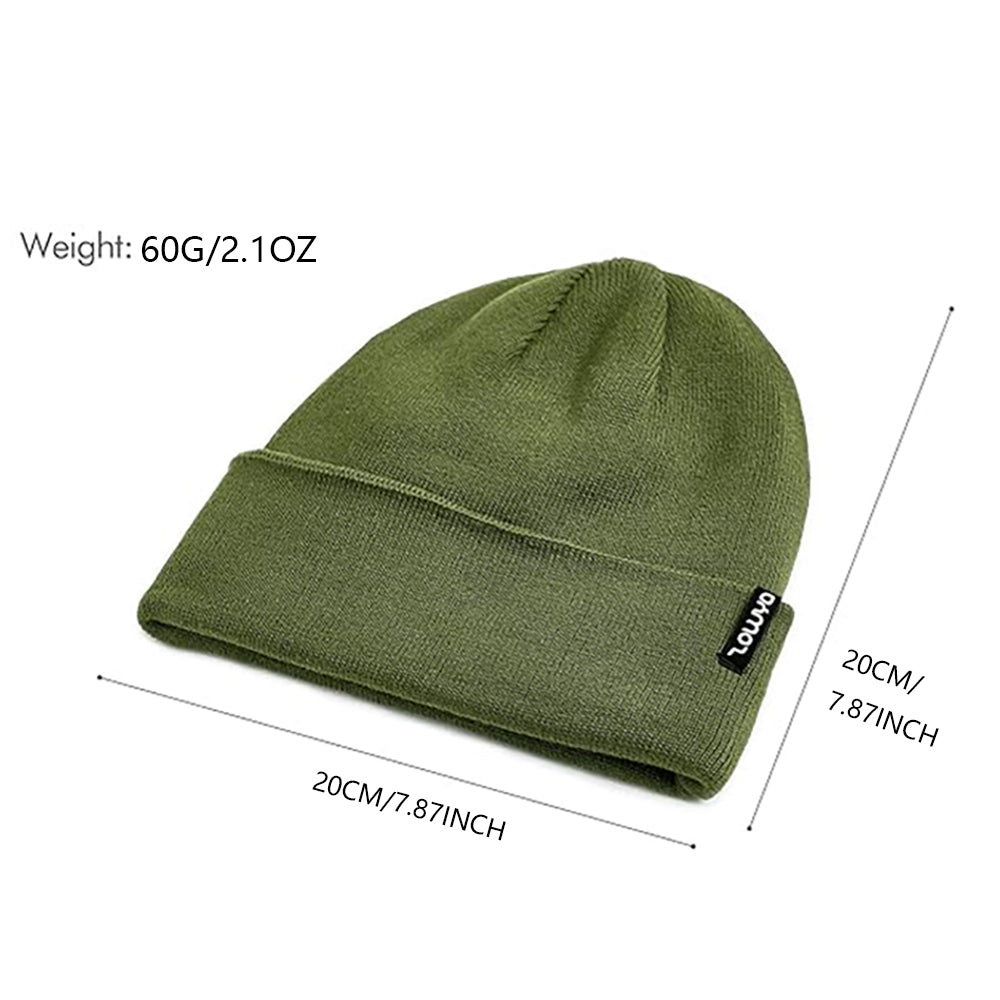 Unisex Reversible Beanie: Double-Sided, Warm & Comfortable. Ideal for All Seasons, Sports and Outdoor Activities. Quality Guaranteed. - ACCEHUT