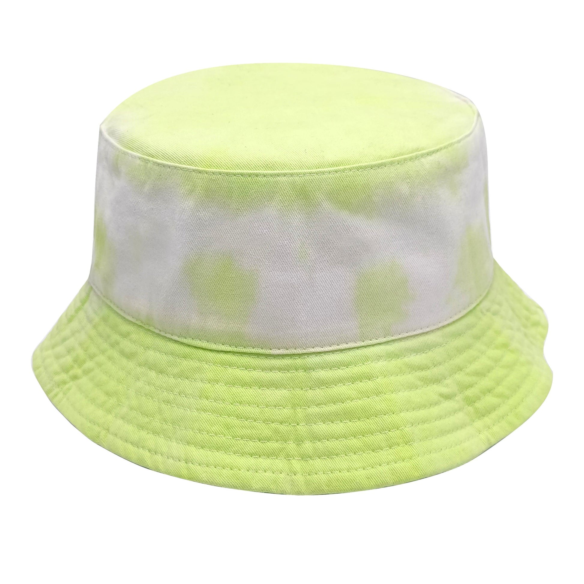 ACCEHUT,KIDS TIE DYE 100% COTTON BUCKET HAT OUTDOOR HOT FUN SUMMER BEACH HEADWEAR - ACCEHUT