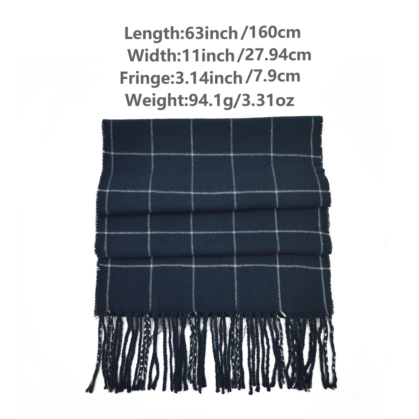 Men's Acrylic TasselWarm And Fashionable Scarf - ACCEHUT